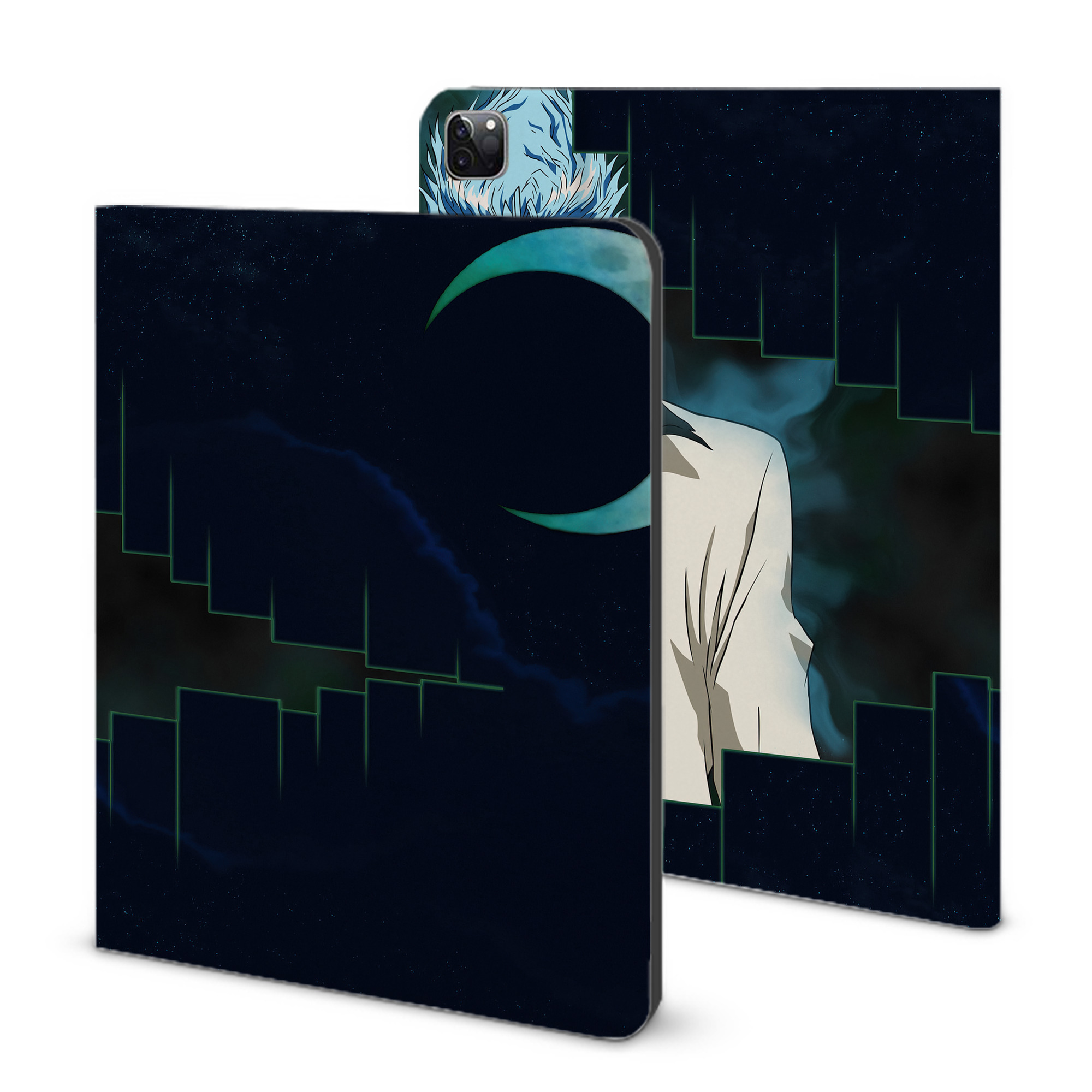（画像用） ブリーチ BLEACH IPad ケース ブック型 PUレザー TPU 耐衝撃 軽量 薄型 ペン収納なし 全面保護 IPad 各モデル対応